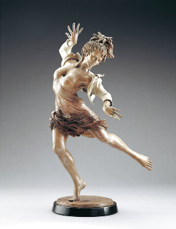 Fireside Dancer Bronze Sculpture 45 in - Huge Sculpture - Martin Eichinger