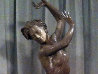 Dance of Yes and No: She  Bronze Life Size Sculpture 2006 66 in Sculpture by Martin Eichinger - 2