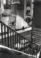 Left Bank Street Paris 1964 Photography by Alfred Eisenstaedt - 0