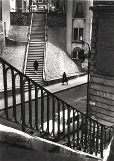 Left Bank Street Paris 1964 Photography - Alfred Eisenstaedt Left Bank Street Paris 1964 Photography - Alfred Eisenstaedt
