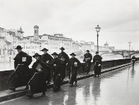 Monks Along the Arno 1935 Limited Edition Print by Alfred Eisenstaedt - 0 Monks Along the Arno 1935 Limited Edition Print by Alfred Eisenstaedt - 0