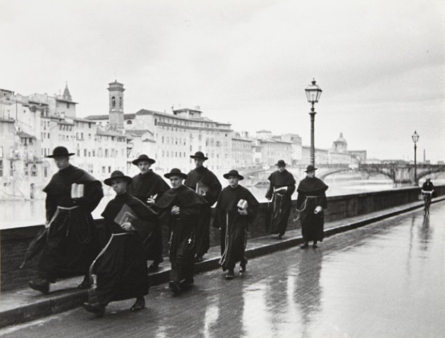 Monks Along the Arno 1935 Limited Edition Print by Alfred Eisenstaedt