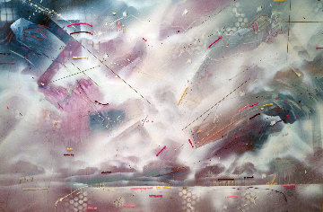 Untitled Painting 1987 48x72 Super Huge Original Painting - Douglas Eisman Untitled Painting 1987 48x72 Super Huge Original Painting - Douglas Eisman