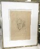 Willem De Kooning Portrait 1939 16x13 Drawing by Elaine De Kooning - 1
