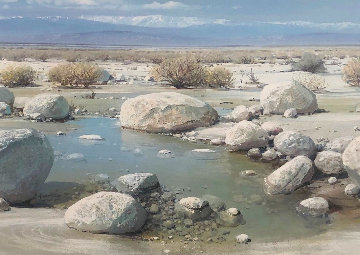 Desert Reflection Limited Edition Print - Peter Ellenshaw Desert Reflection Limited Edition Print - Peter Ellenshaw