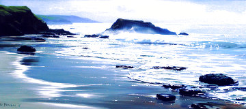 Wood's Cove 1965 26x50 Super Huge Original Painting - Peter Ellenshaw Wood's Cove 1965 26x50 Super Huge Original Painting - Peter Ellenshaw