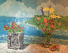 Megans Bay 2002 48x54 Huge Original Painting by Russ Elliott - 3