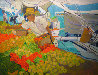 Fruit Vendor, Brazil 1997 38x48 Huge Original Painting by Russ Elliott - 0