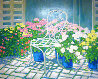 Garden Chair 1994 39x49 Original Painting by Russ Elliott - 0