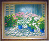 Garden Chair 1994 39x49 Original Painting by Russ Elliott - 1