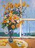 Untitled Bouquet, 1975 48x36  Huge Original Painting by Russ Elliott - 0