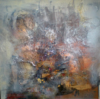 Cadence II 1992 39x39 Original Painting - Nissan Engel Cadence II 1992 39x39 Original Painting - Nissan Engel