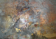 Cadence II 1992 39x39 Huge Original Painting by Nissan Engel - 1 Cadence II 1992 39x39 Huge Original Painting by Nissan Engel - 1