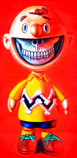 Charlie Brown Grin - Welcome Wall 2020 Limited Edition Print - Ron  English