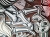 X-ray Division Guernica 2010 60x120 - Huge Mural Size - Signed Twice Original Painting by Ron English - 13