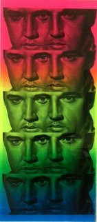 Rainbow Elvis II 2012 Works on Paper (not prints) - Ron English Rainbow Elvis II 2012 Works on Paper (not prints) - Ron English