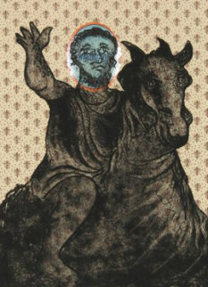 Marcus Annius Verus Aurelius Antoninus 1972 Limited Edition Print - Enrico Baj Marcus Annius Verus Aurelius Antoninus 1972 Limited Edition Print - Enrico Baj