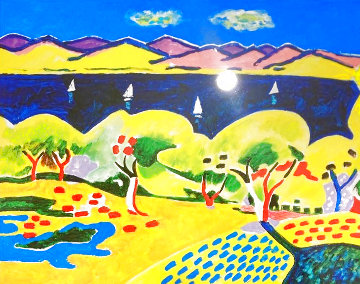 Paysae Near Collioure, France Limited Edition Print - Wayne Ensrud Paysae Near Collioure, France Limited Edition Print - Wayne Ensrud