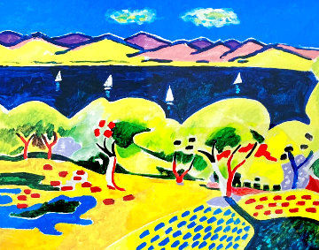 Paysae Near Collioure, France Limited Edition Print - Wayne Ensrud Paysae Near Collioure, France Limited Edition Print - Wayne Ensrud