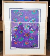 In the Garden 1987 45x36 Huge Original Painting by Mark Erickson - 2 In the Garden 1987 45x36 Huge Original Painting by Mark Erickson - 2