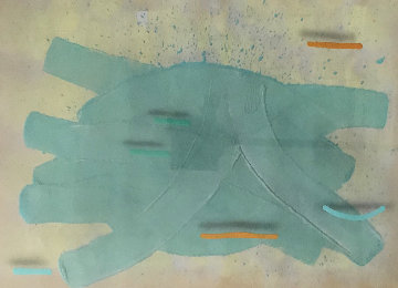Smashed TV Bug 1988 42x51 Original Painting - Mark Erickson Smashed TV Bug 1988 42x51 Original Painting - Mark Erickson