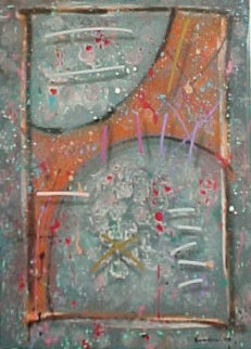 Soft Spoken Stranger 1988 50x40 Original Painting - Mark Erickson Soft Spoken Stranger 1988 50x40 Original Painting - Mark Erickson