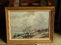 Wind 1950 23x29 Original Painting by Eric Sloane - 17 Wind 1950 23x29 Original Painting by Eric Sloane - 17