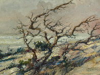 Wind 1950 23x29 Original Painting by Eric Sloane - 2 Wind 1950 23x29 Original Painting by Eric Sloane - 2
