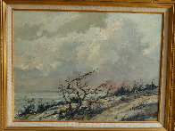 Wind 1950 23x29 Original Painting by Eric Sloane - 5 Wind 1950 23x29 Original Painting by Eric Sloane - 5