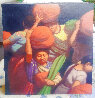 Windows of the World #21 2003 12x10 Original Painting by Elias Rivera - 1 Windows of the World #21 2003 12x10 Original Painting by Elias Rivera - 1