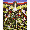 Isabelle Et Reine 2000 73x60 - Huge Mural Sized Original Painting by  Ernesto - 2