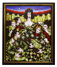 Isabelle Et Reine 2000 73x60 - Huge Mural Sized Original Painting by  Ernesto - 1