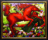 Le Cheval D'Orguiel 2000 61x70 - Huge Mural Sized Original Painting by  Ernesto - 1