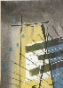 Untitled Abstract Gouache  1952 8x6 Works on Paper (not prints) by Jimmy Ernst - 1