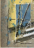 Untitled Abstract Gouache  1952 8x6 Works on Paper (not prints) by Jimmy Ernst - 2