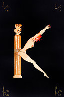 Letter K 1976 Limited Edition Print by Erte - 0 Letter K 1976 Limited Edition Print by Erte - 0