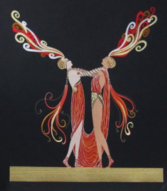 Kiss Of Fire AP 1983 Limited Edition Print by  Erte