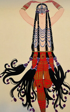 Scheherzade Suite of 4 Serigraphs in Portfolio - 1979 Limited Edition Print -  Erte