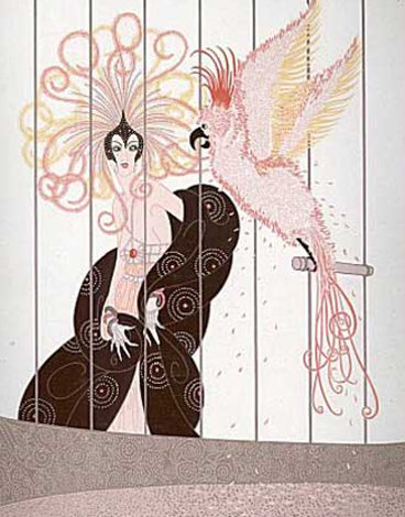 Bird Cage 1981 Limited Edition Print -  Erte