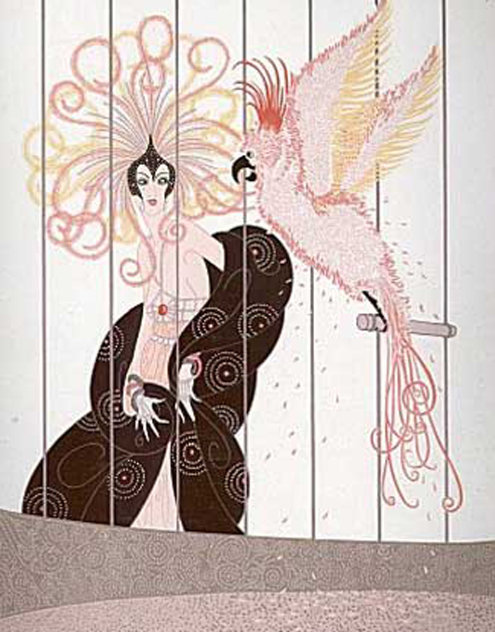Bird Cage 1981 Limited Edition Print by  Erte