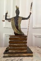 Justice Bronze Sculpture 1984 19 in Sculpture by Erte - 2 Justice Bronze Sculpture 1984 19 in Sculpture by Erte - 2