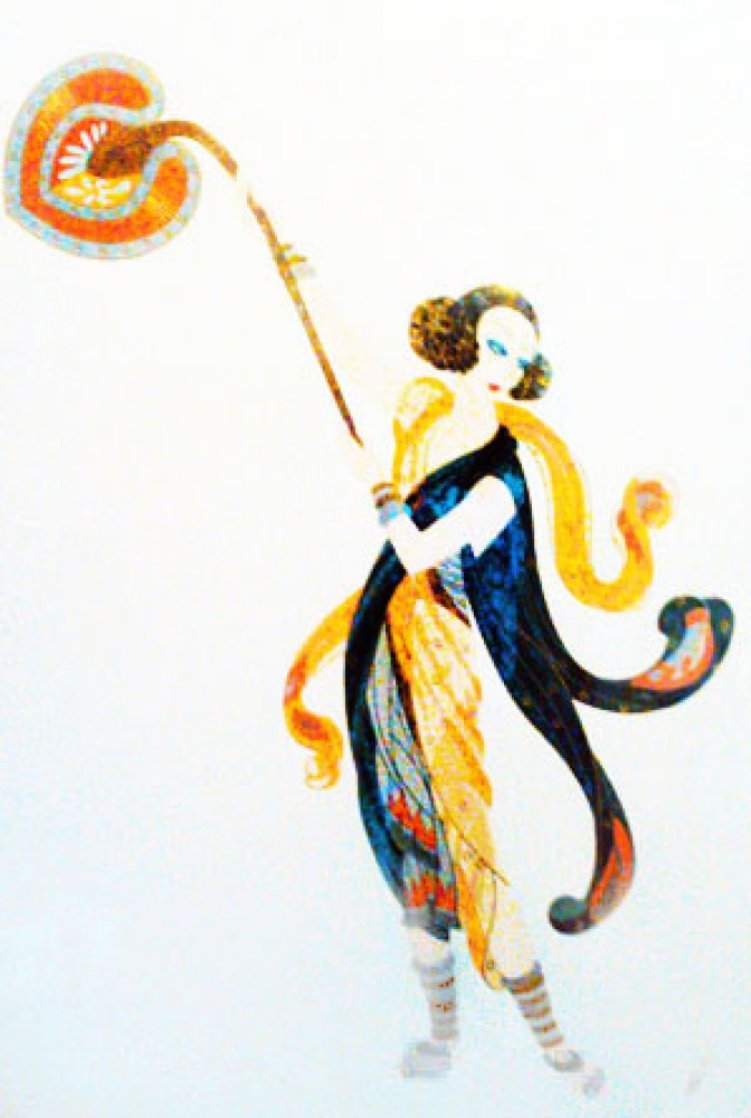 Balinese 1990 Limited Edition Print by Erte Balinese 1990 Limited Edition Print by Erte