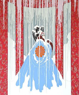 Loves Captive 1982 Limited Edition Print - Erte Loves Captive 1982 Limited Edition Print - Erte