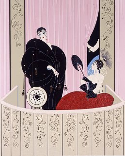 Loge de Theatre Limited Edition Print - Erte Loge de Theatre Limited Edition Print - Erte