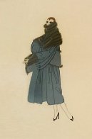 Tres Chic 1950 (Early) Limited Edition Print by Erte - 0 Tres Chic 1950 (Early) Limited Edition Print by Erte - 0