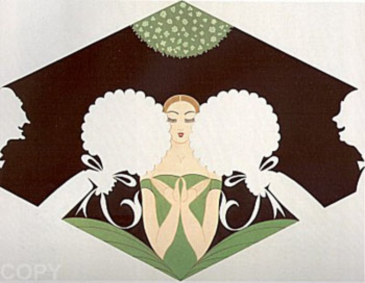 Suitors 1980 Limited Edition Print by  Erte
