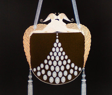 Clasp 1983 Limited Edition Print - Erte Clasp 1983 Limited Edition Print - Erte