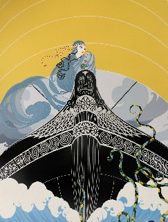 Surprises of the Sea 1983 Limited Edition Print - Erte Surprises of the Sea 1983 Limited Edition Print - Erte