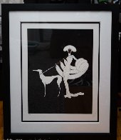 Ebony And White 1982 Limited Edition Print by Erte - 1 Ebony And White 1982 Limited Edition Print by Erte - 1