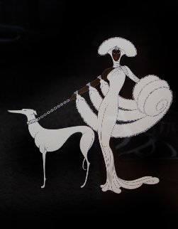 Ebony And White 1982 Limited Edition Print - Erte Ebony And White 1982 Limited Edition Print - Erte
